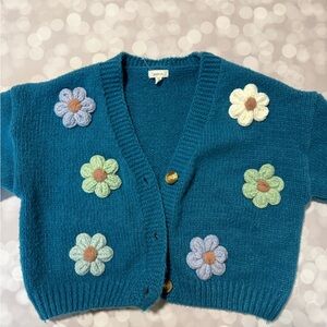 Debut Teal Knit Sweater